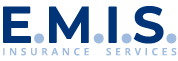 photo of a dominant blue logo on a white backround